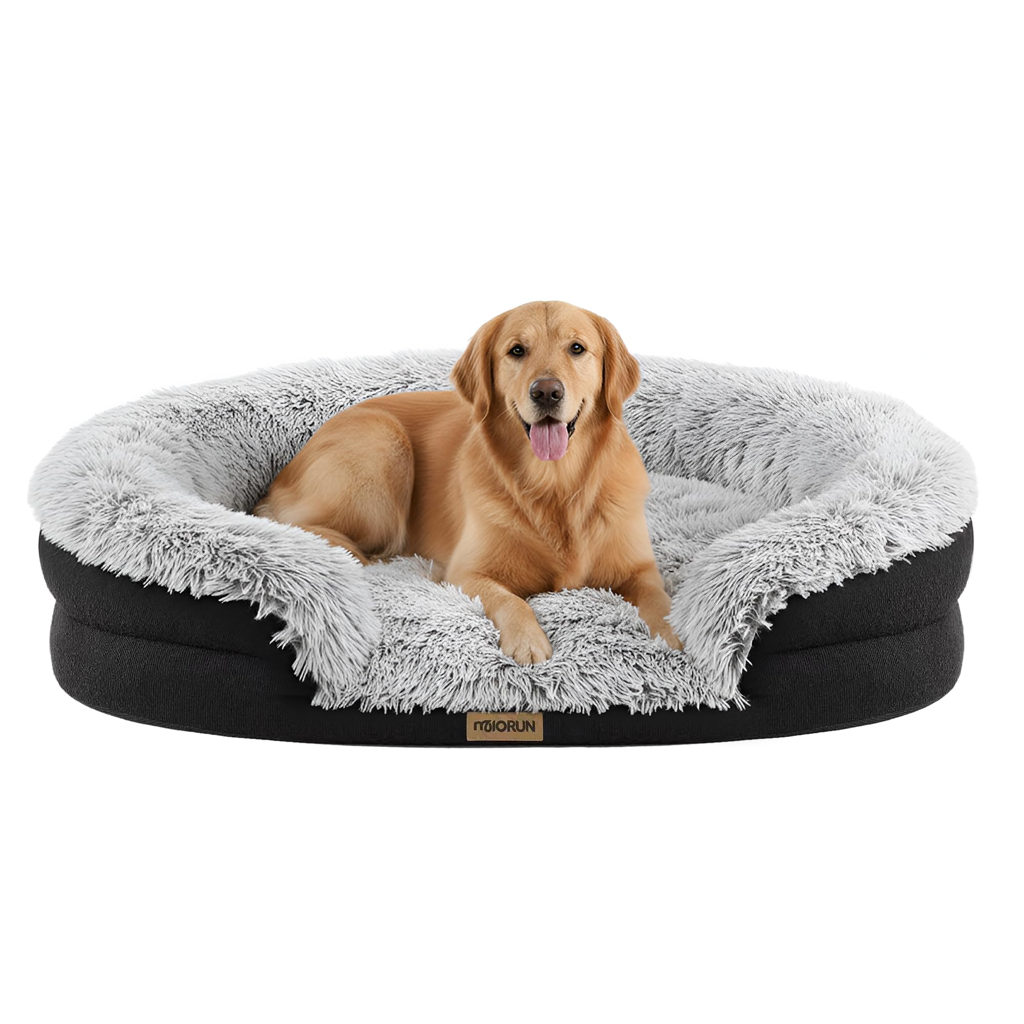 Plush Fluffy Calming Dog Bed for Cozy Everyday Comfort