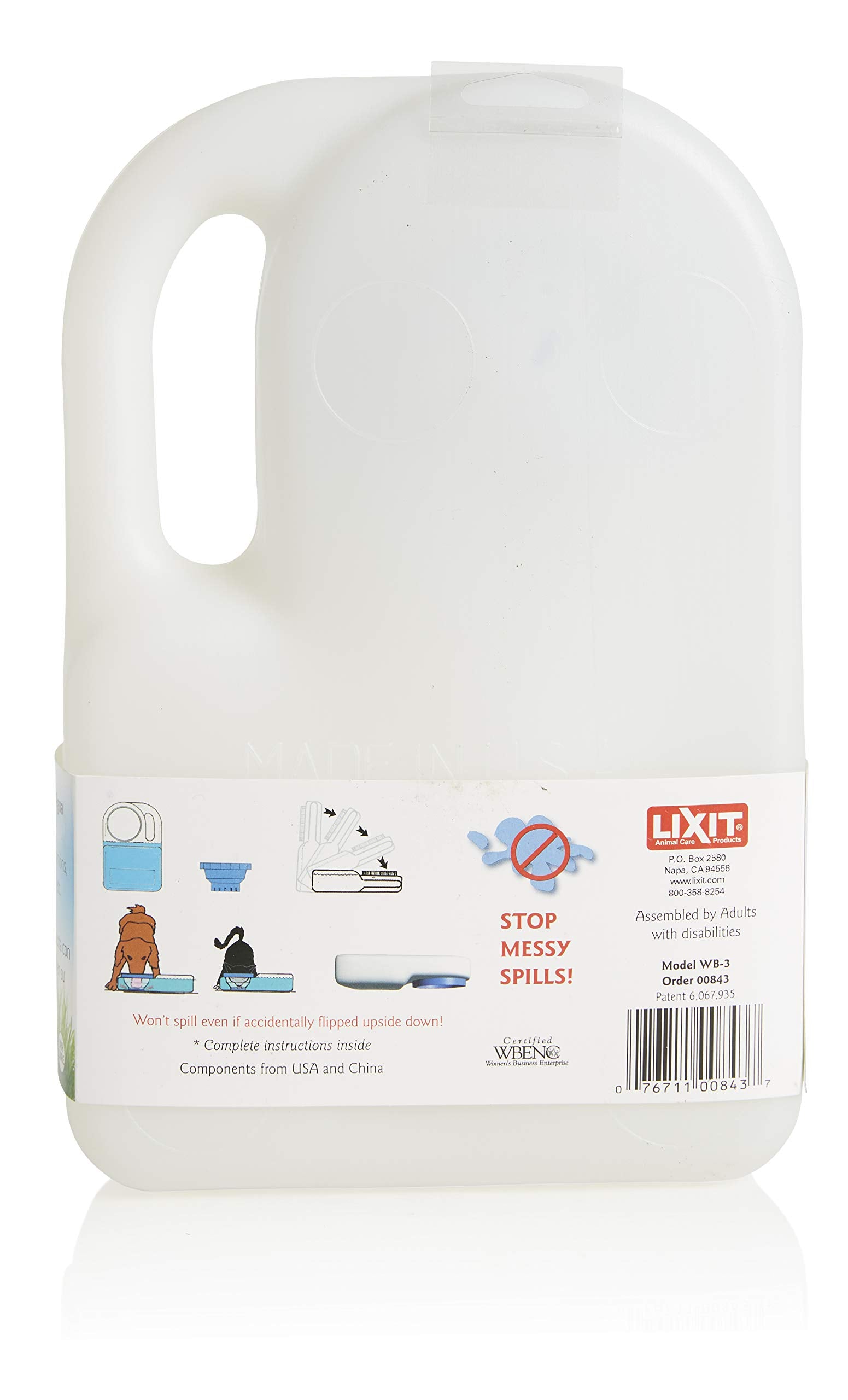 Lixit 3-Quart Spill-Resistant Dog Travel Water Bowl