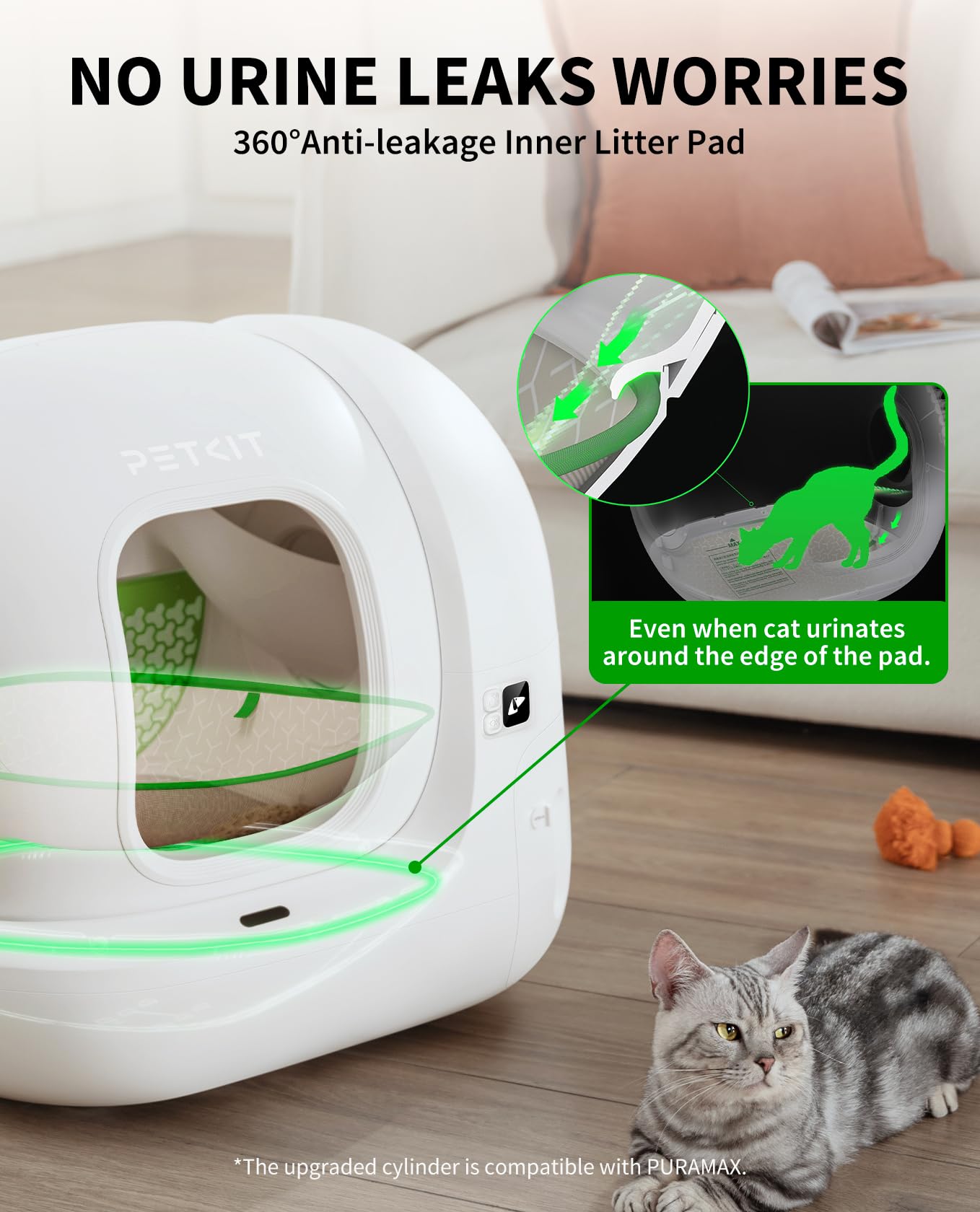 PETKIT Automatic Self-Cleaning Cat Litter Box with App