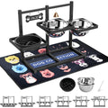 Adjustable Elevated Dog Bowls with Non-Slip Stand