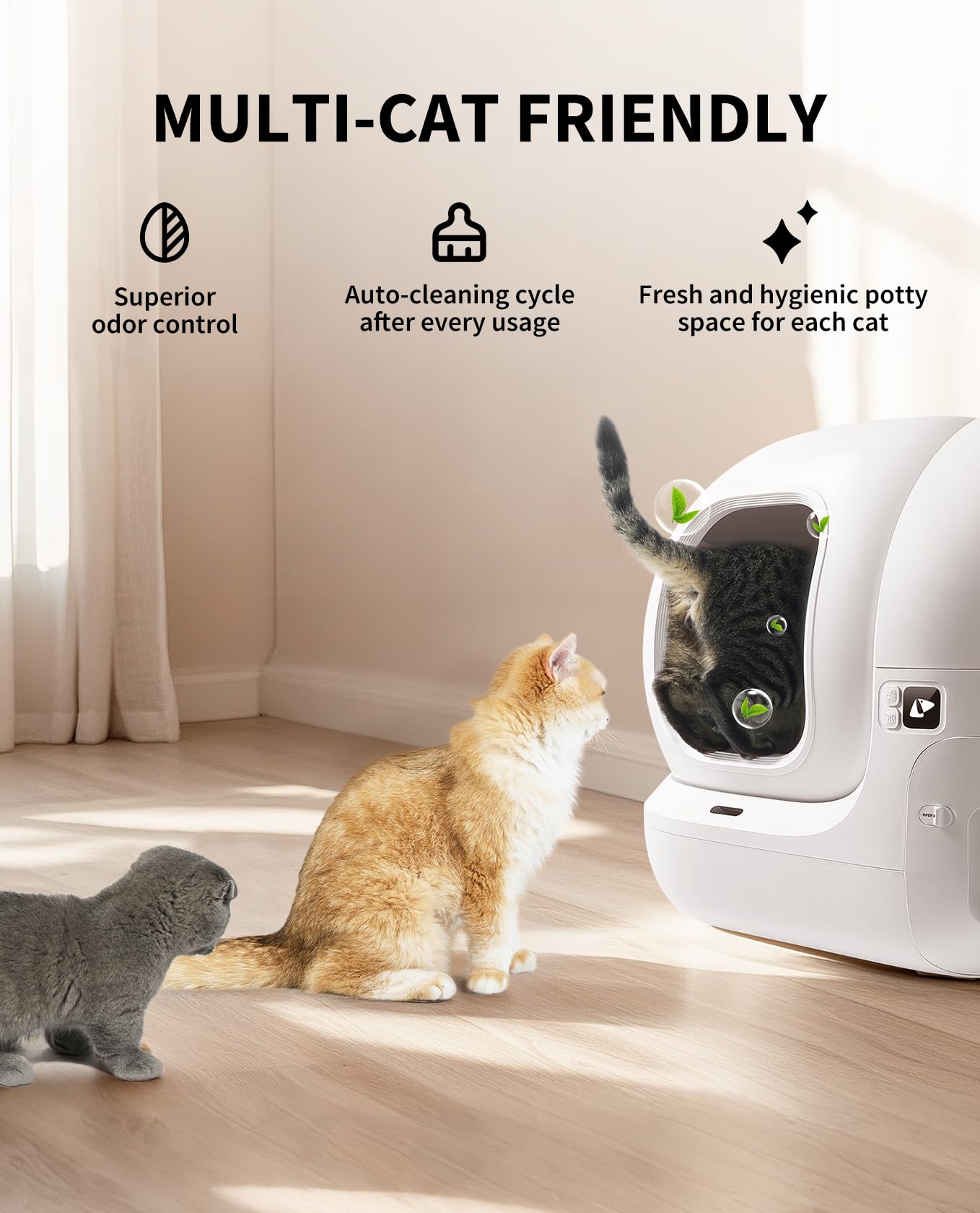 PETKIT Automatic Self-Cleaning Cat Litter Box with App