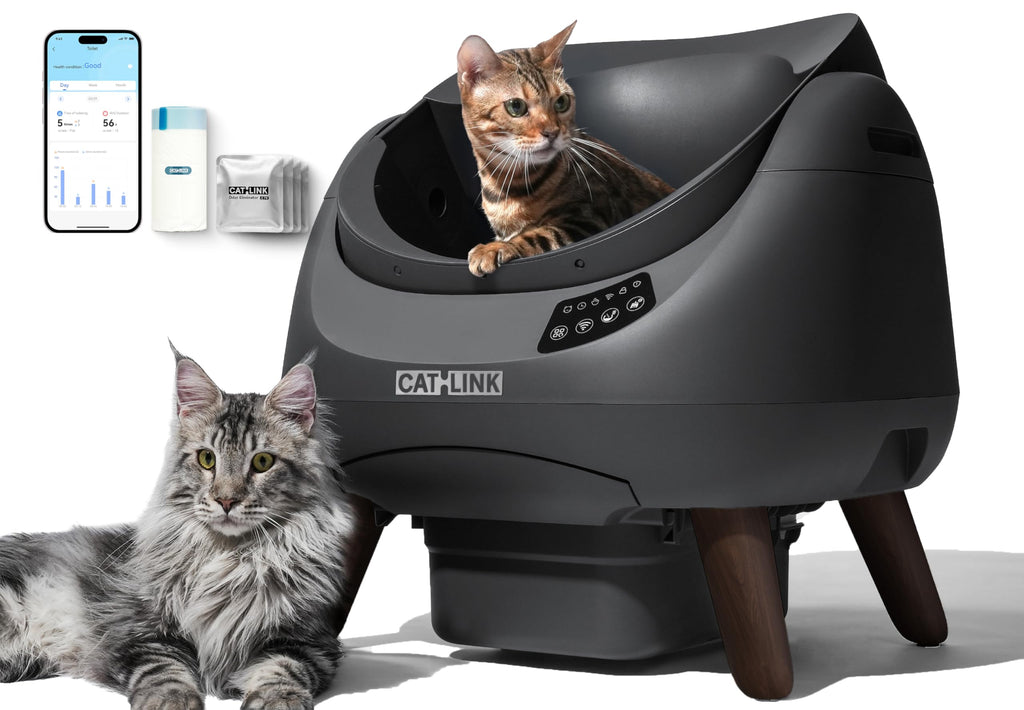 CATLINK Open-X Self-Cleaning Litter Box with AI Monitor