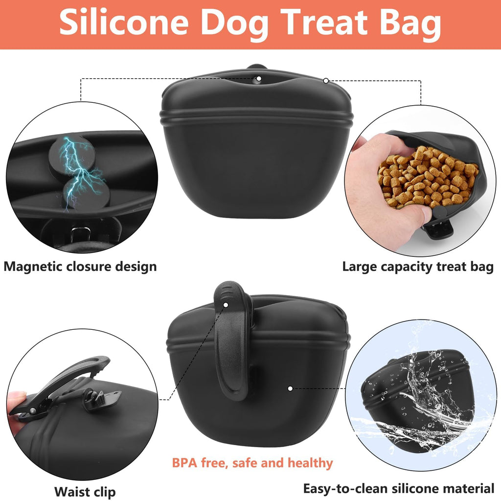 Complete Dog Training Kit with Treat Pouch and Clickers