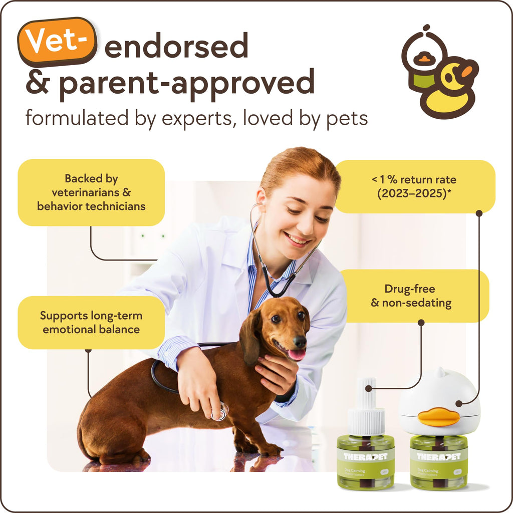 60-Day Dog Calming Diffuser with Refill for Anxiety