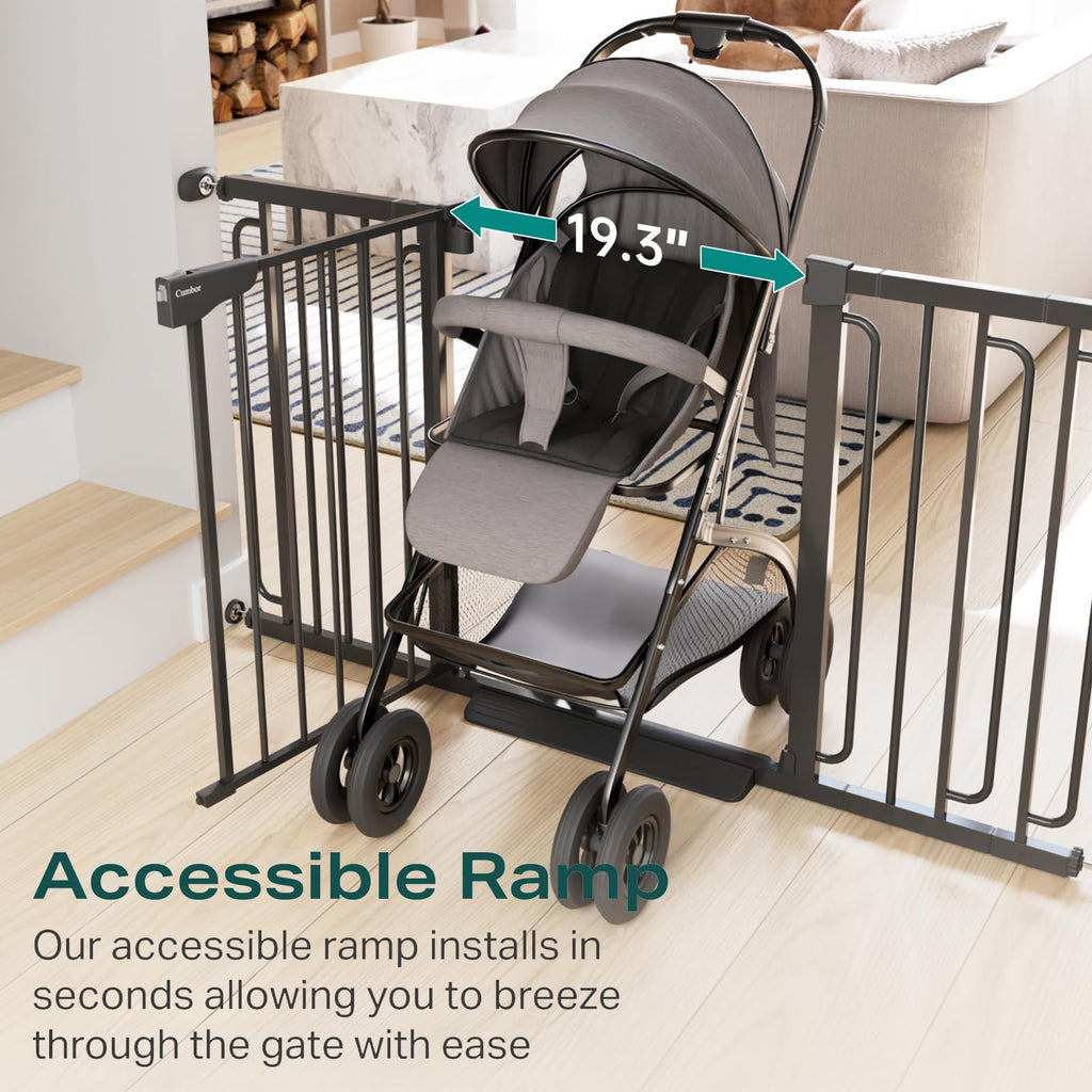 Cumbor Auto-Close Pressure-Mounted Dog Safety Gate