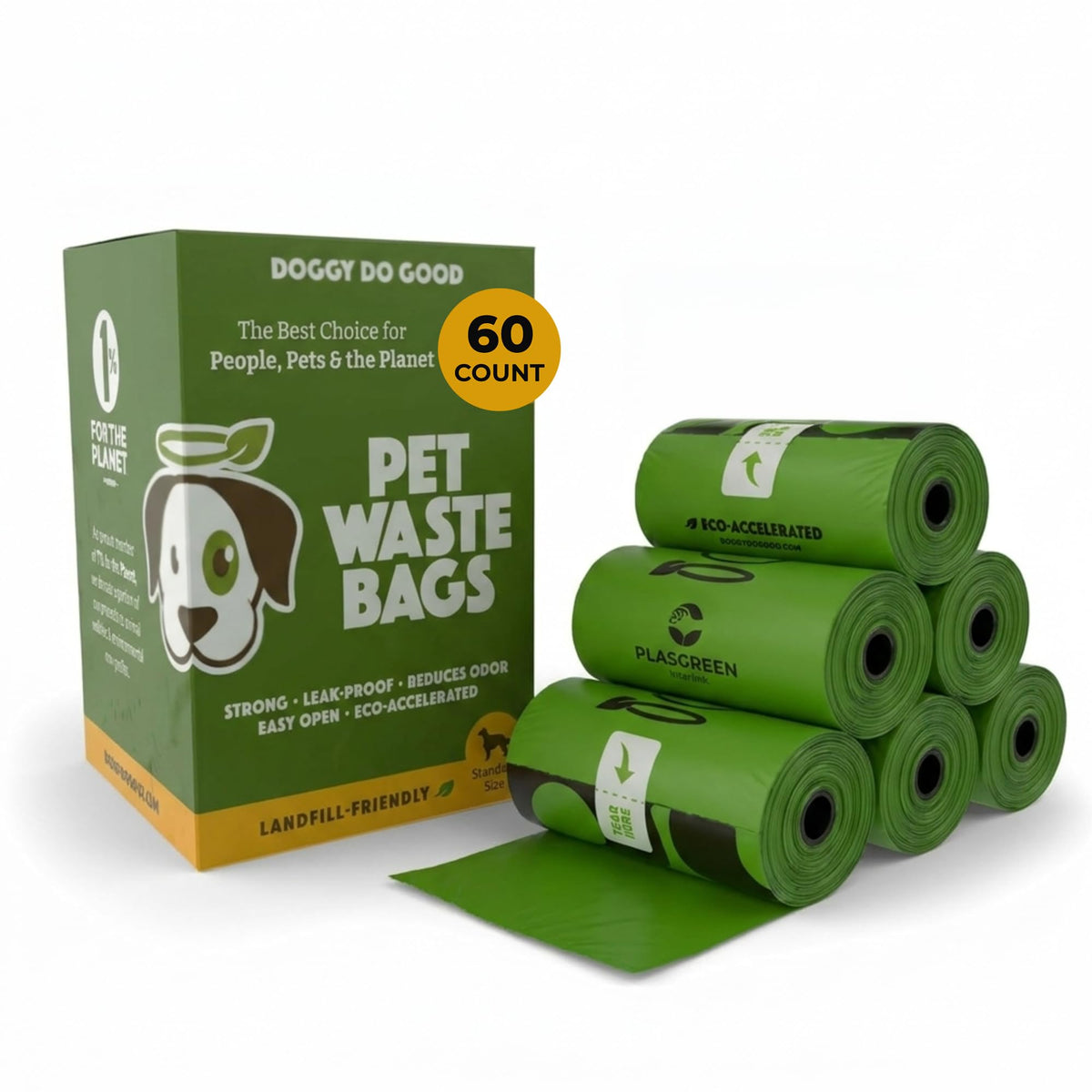 No-Handle Dog Waste Bags for Clean and Easy Pickup