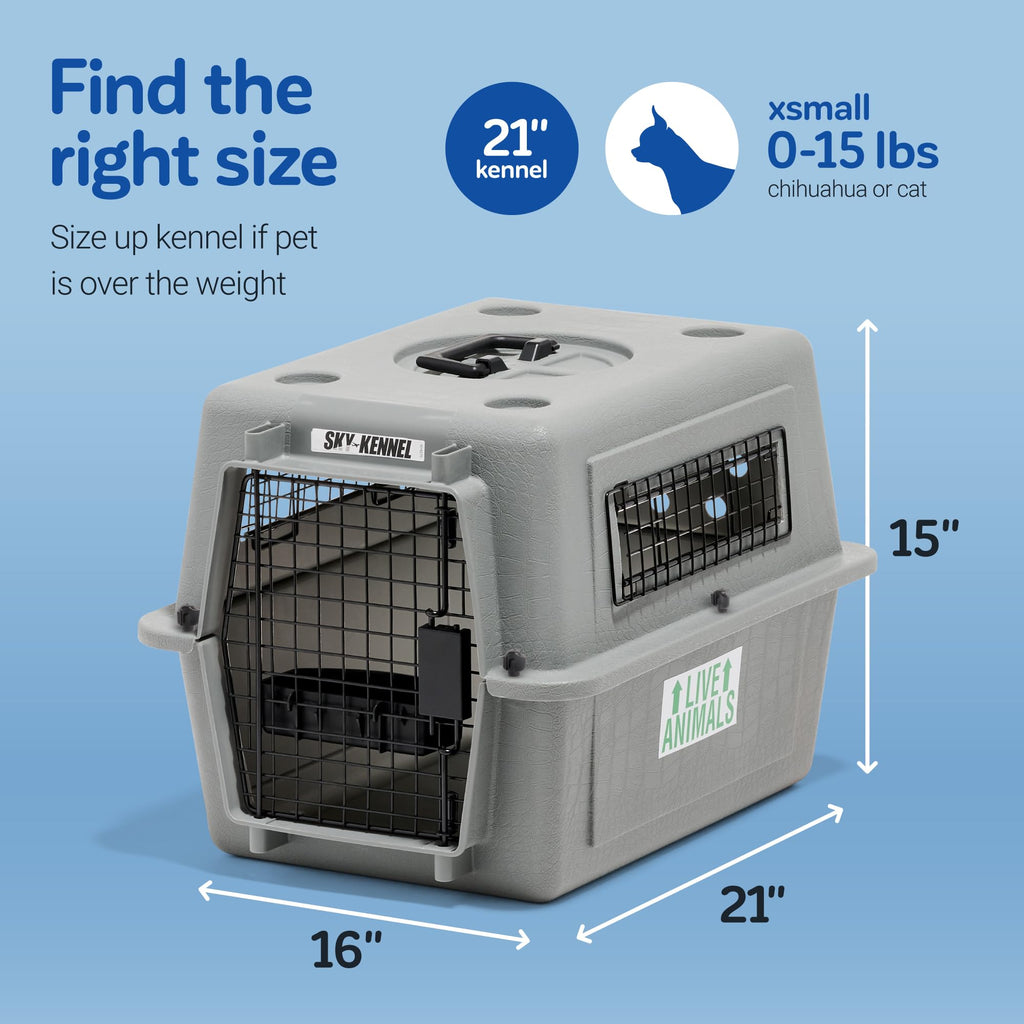 Petmate Sky Kennel IATA-Compliant Dog Travel Crate