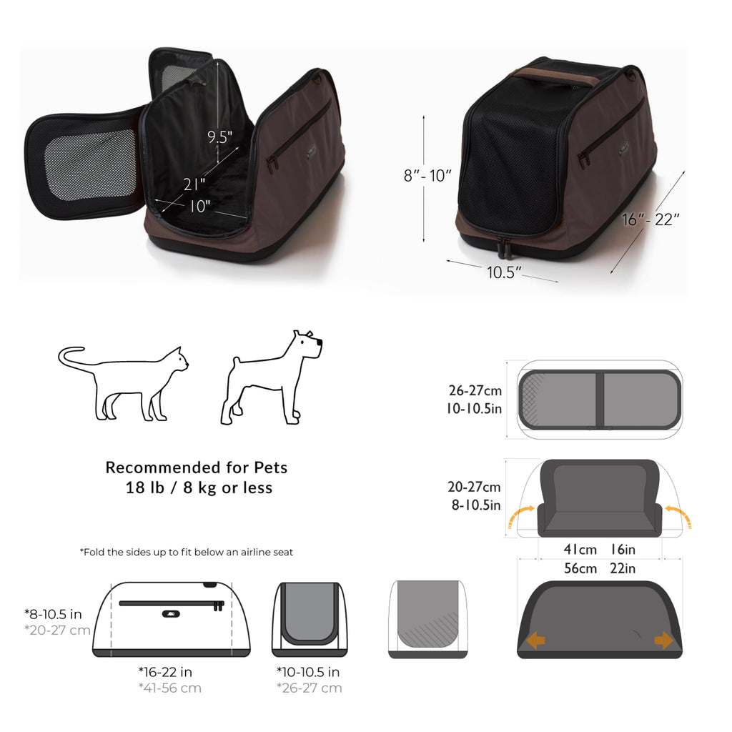 Sleepypod Air In-Cabin Pet Carrier for Cats and Small Dogs