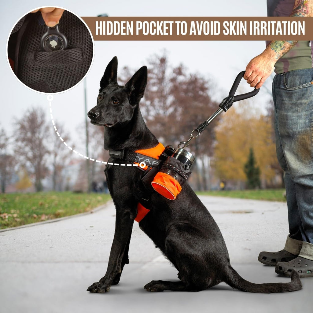 YAP Beta Noir Choke-Free No-Pull Dog Harness with Handle