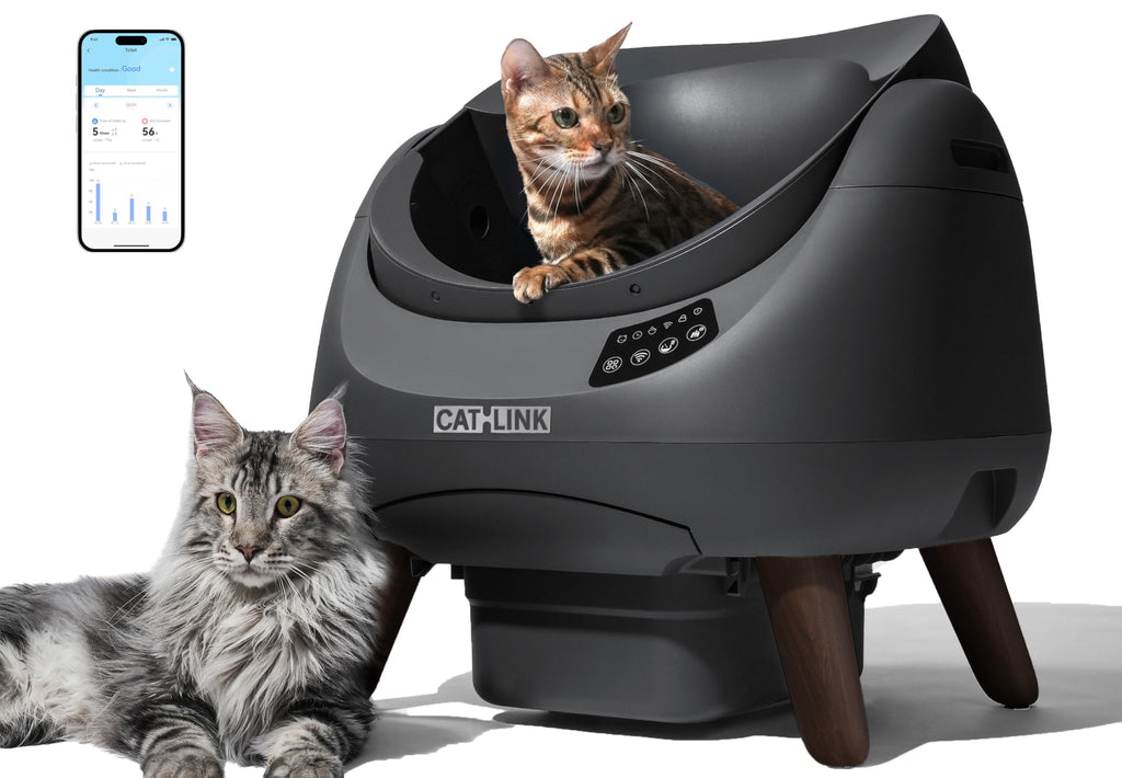 CATLINK Open-X Self-Cleaning Litter Box with AI Monitor