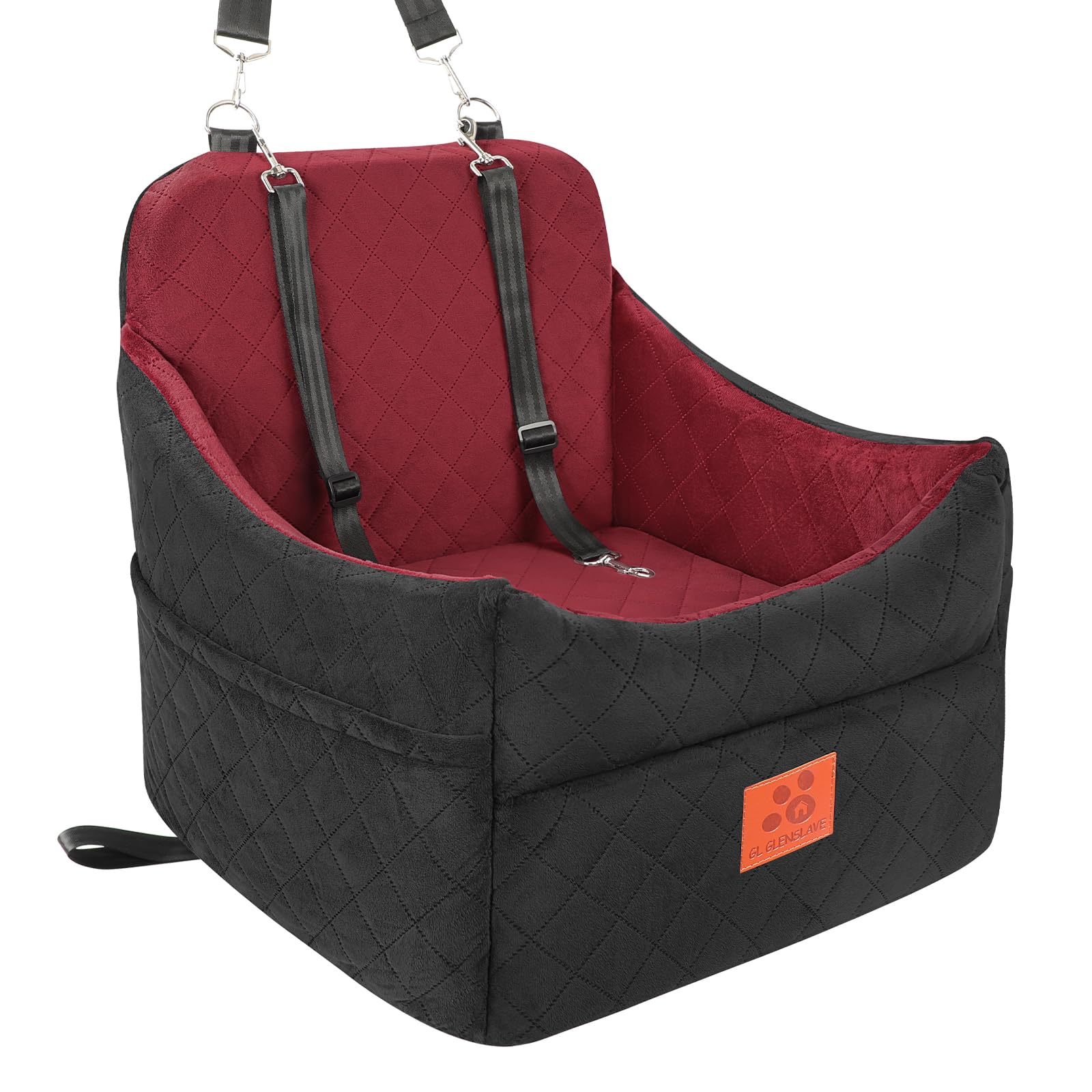GL GLENSLAVE Dog Booster Car Seat for Dogs Up to 35 lb