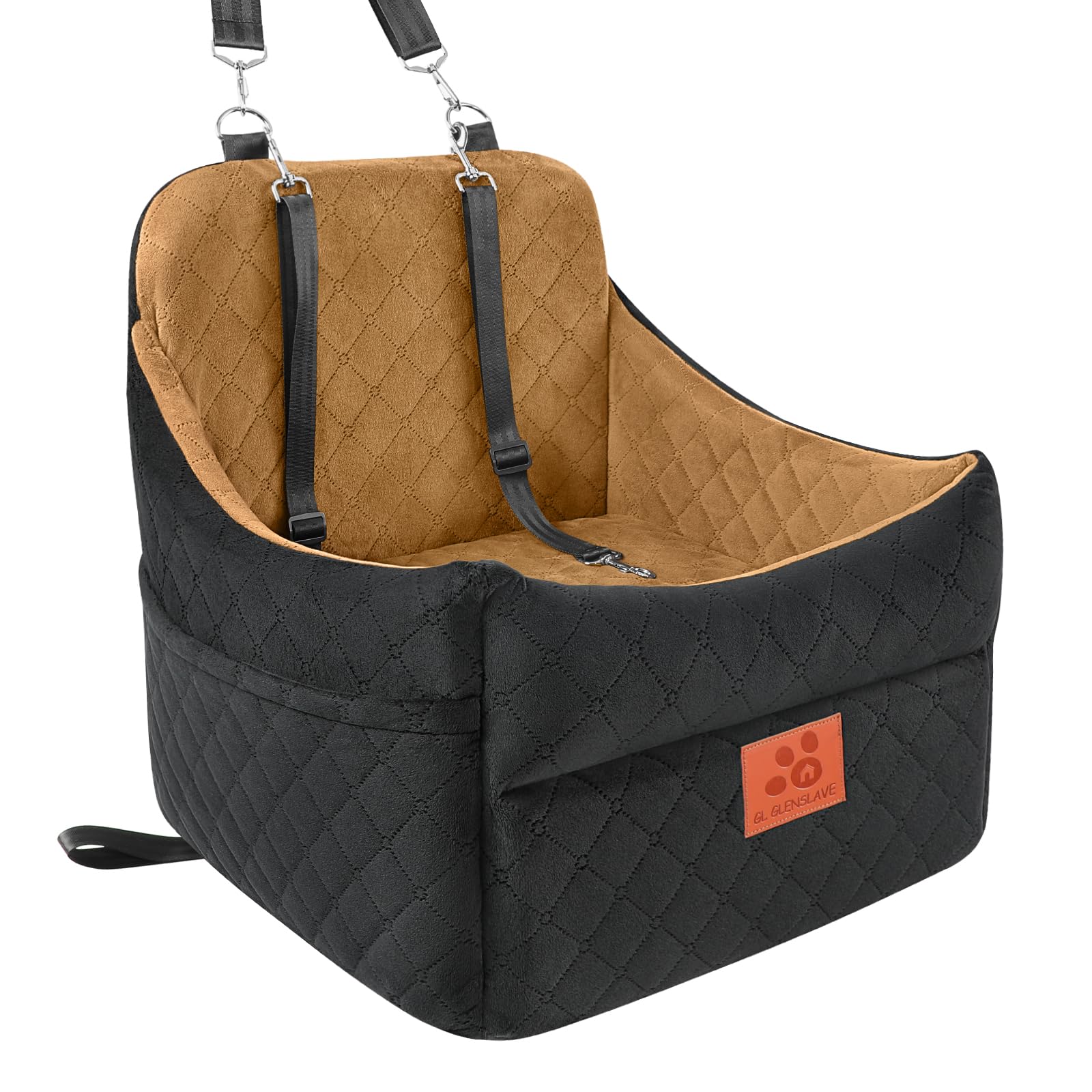 GL GLENSLAVE Dog Booster Car Seat for Dogs Up to 35 lb
