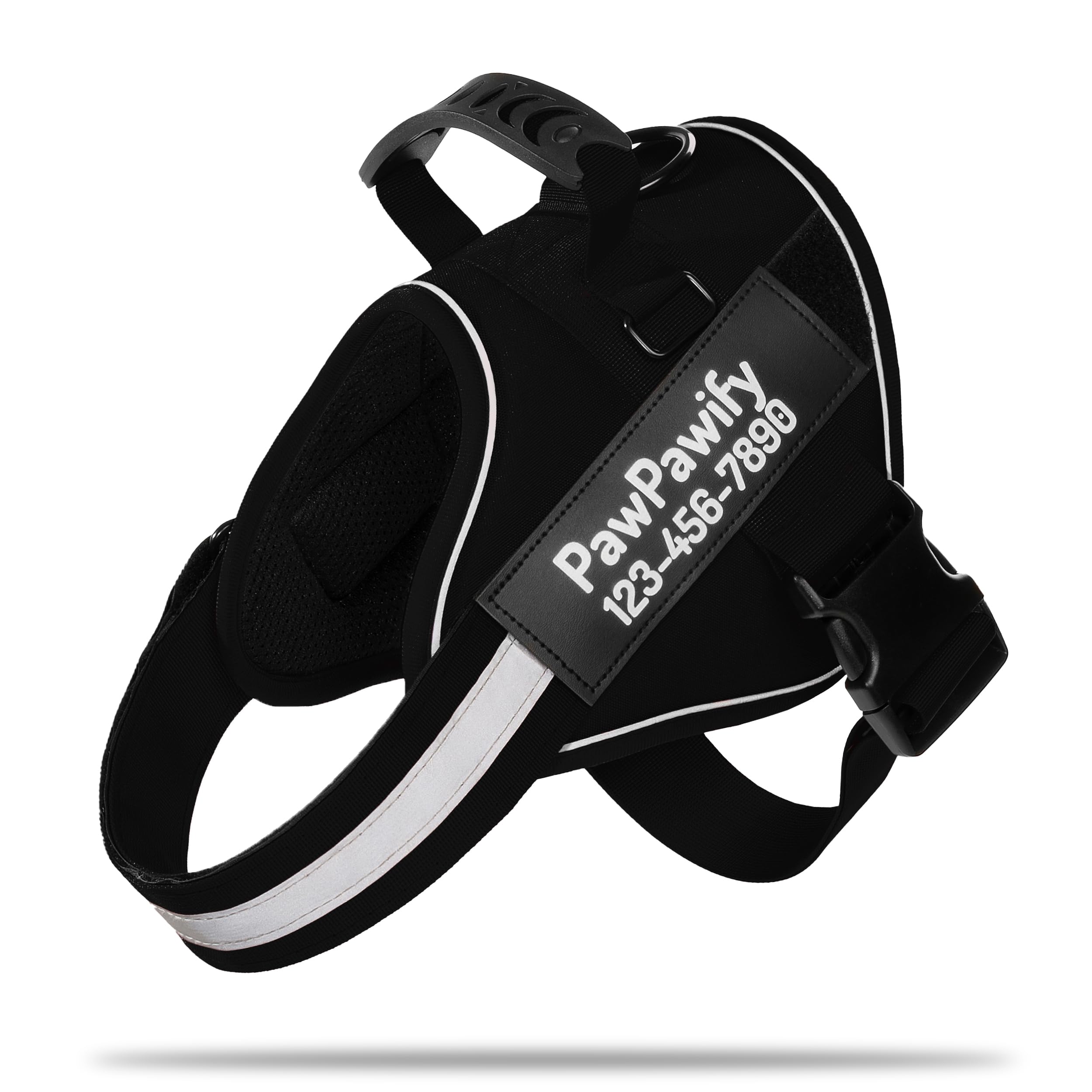 PawPawify Personalized No-Pull Dog Harness with Name and Phone