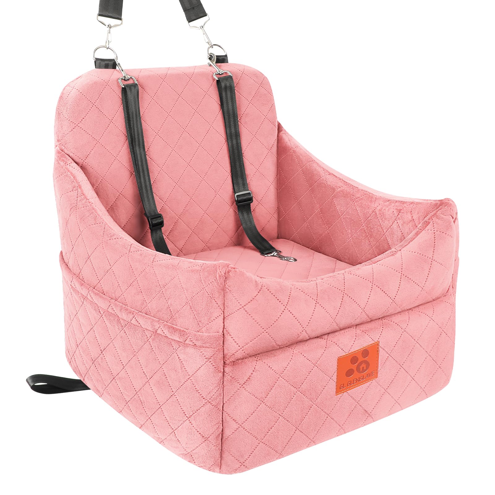 GL GLENSLAVE Dog Booster Car Seat for Dogs Up to 35 lb