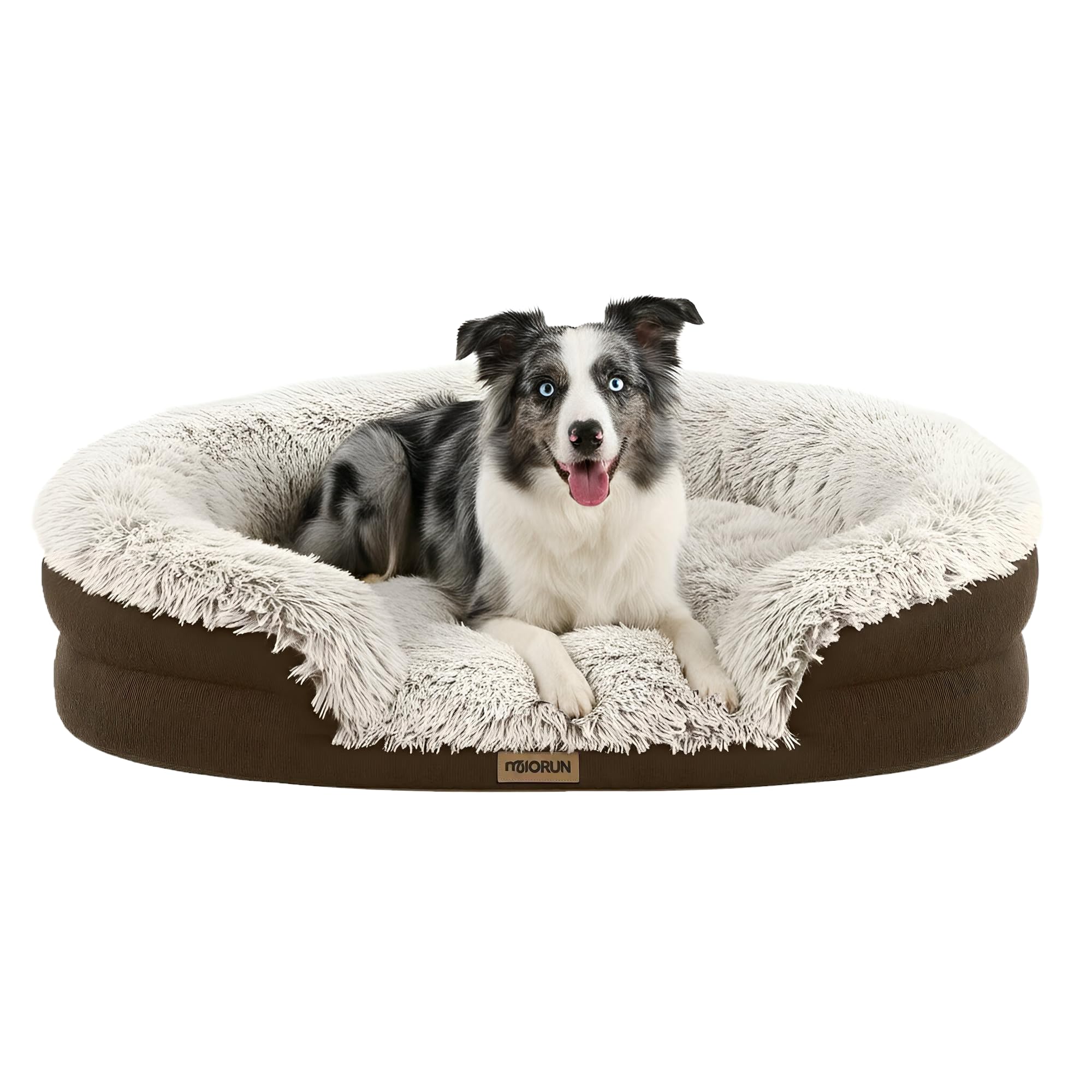 Plush Fluffy Calming Dog Bed for Cozy Everyday Comfort