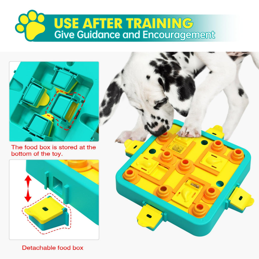 3-in-1 Dog Puzzle Feeder for Mental Stimulation