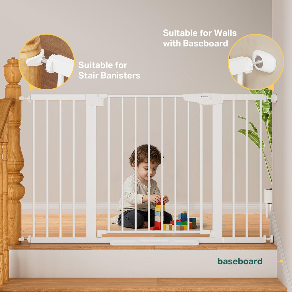 Cumbor 4-Pack Extra-Tall Auto-Close Dog Gates