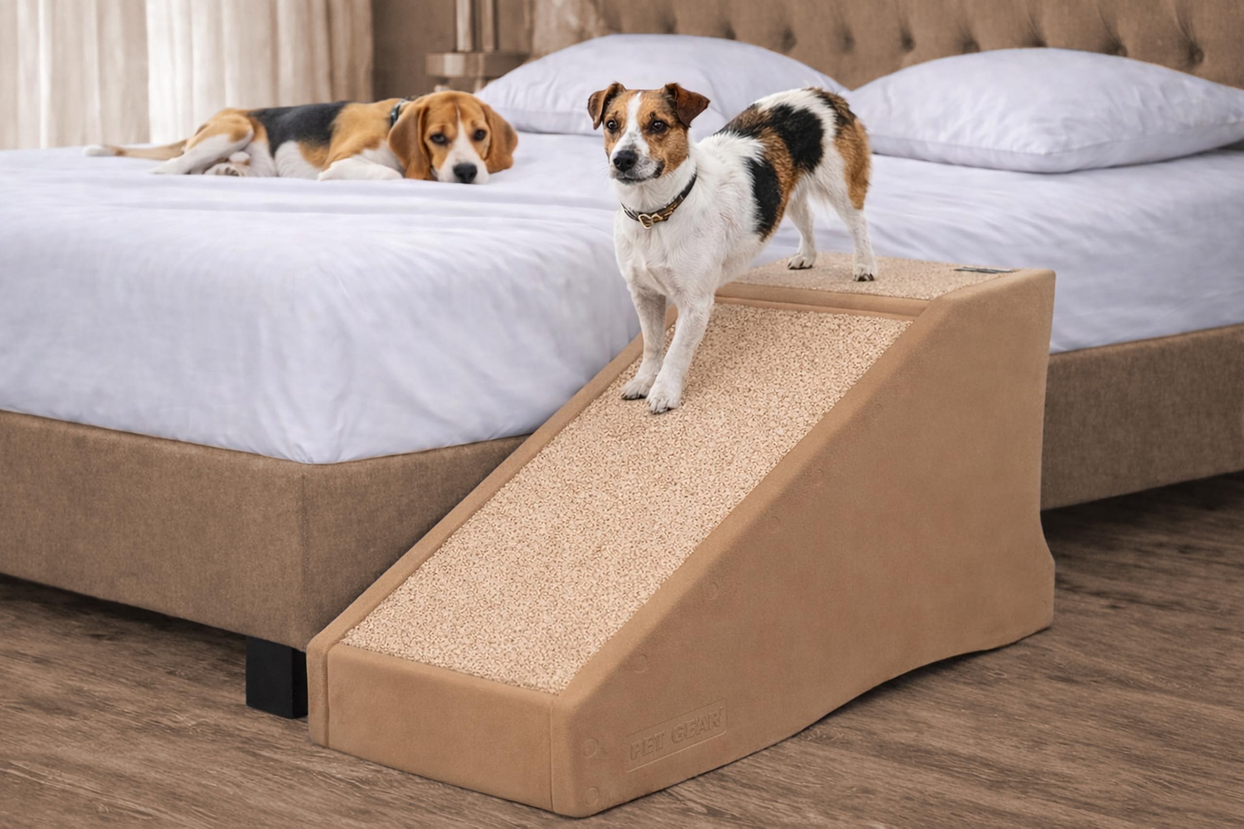 Pet Gear Easy Step II Extra-Wide Pet Stairs for Pets