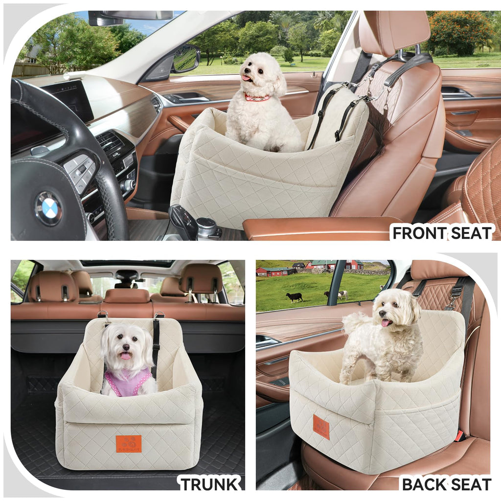 GL GLENSLAVE Dog Booster Car Seat for Dogs Up to 35 lb