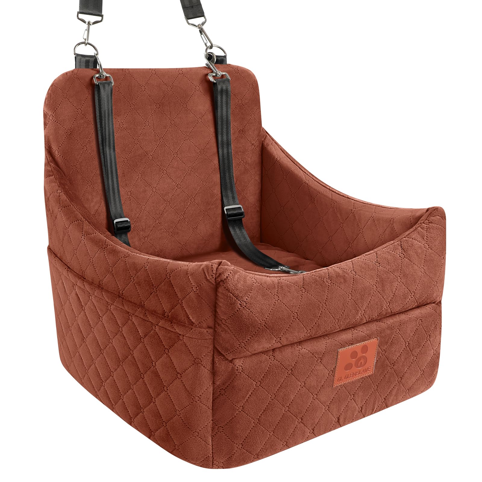 GL GLENSLAVE Dog Booster Car Seat for Dogs Up to 35 lb