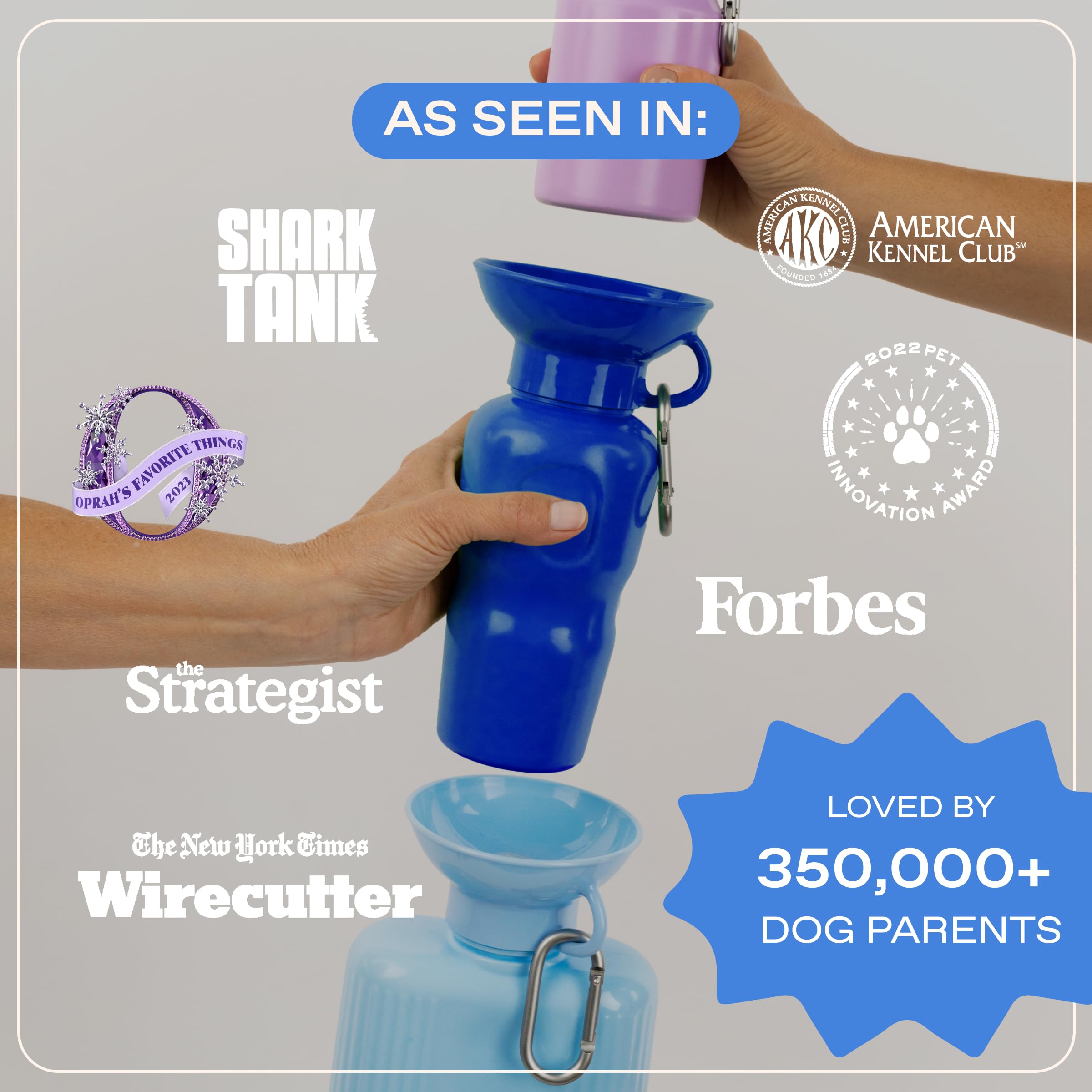 Springer 22 oz Leak-Proof Portable Dog Water Bottle