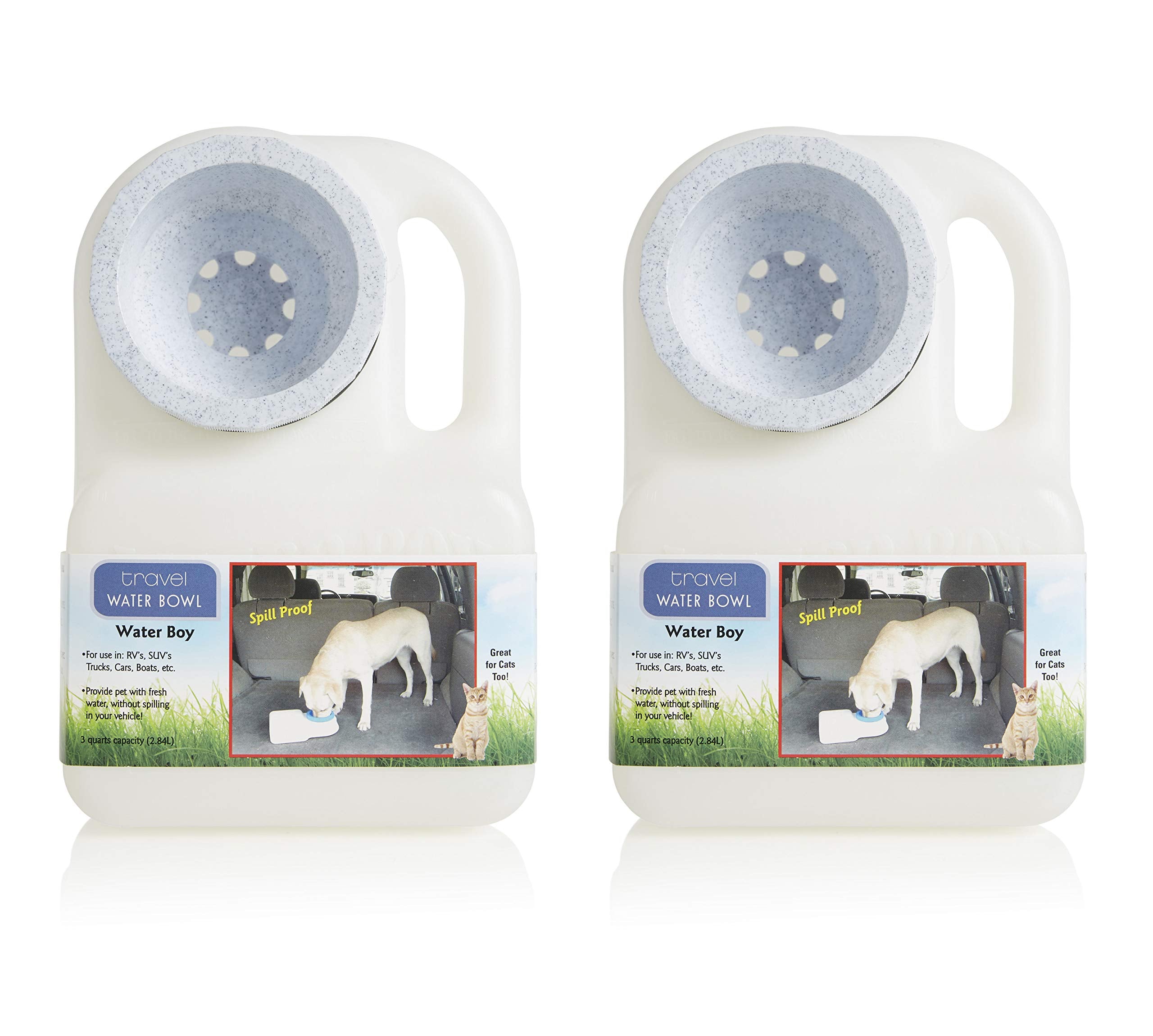 Lixit 3-Quart Spill-Resistant Dog Travel Water Bowl