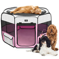 X-ZONE PET Foldable Portable Playpen for Small Pets