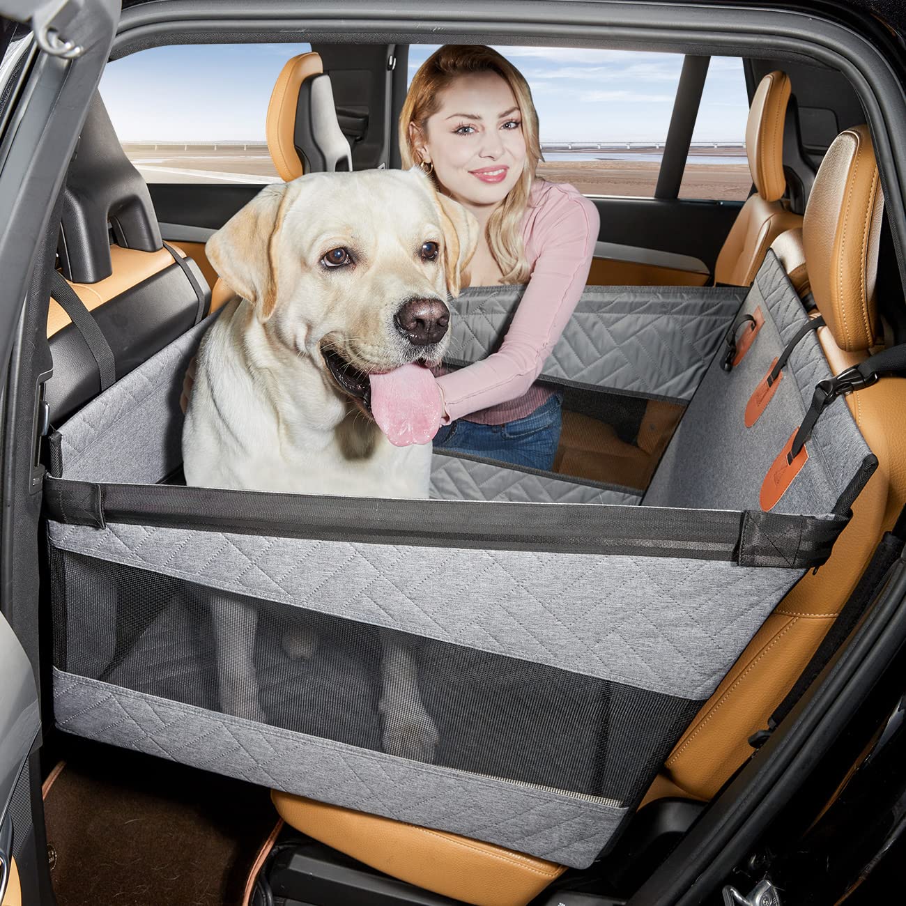 TKYZ Waterproof Dog Car Seat Extender and Backseat Hammock