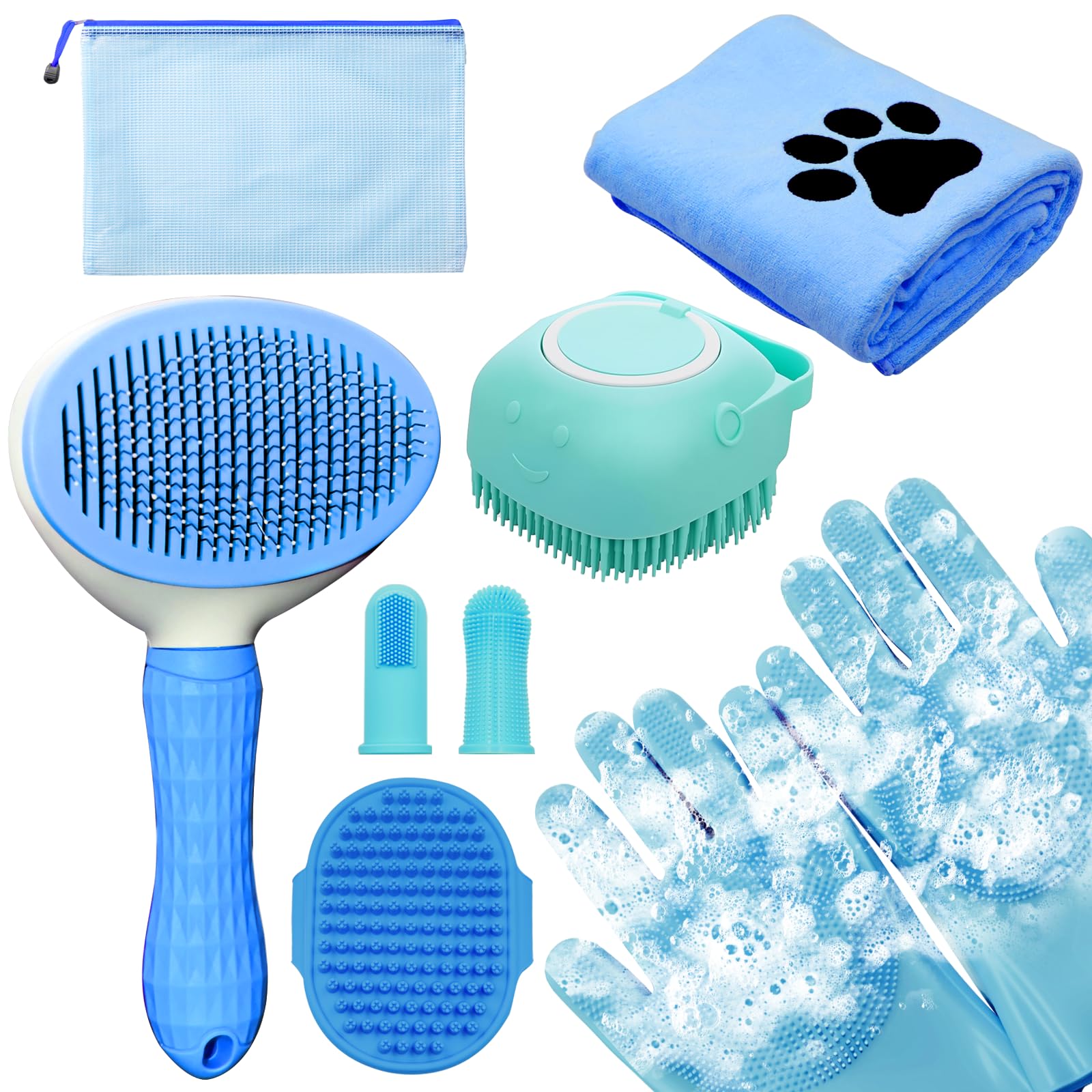 Ultimate Dog Grooming Brush and Deshedding Tool Kit