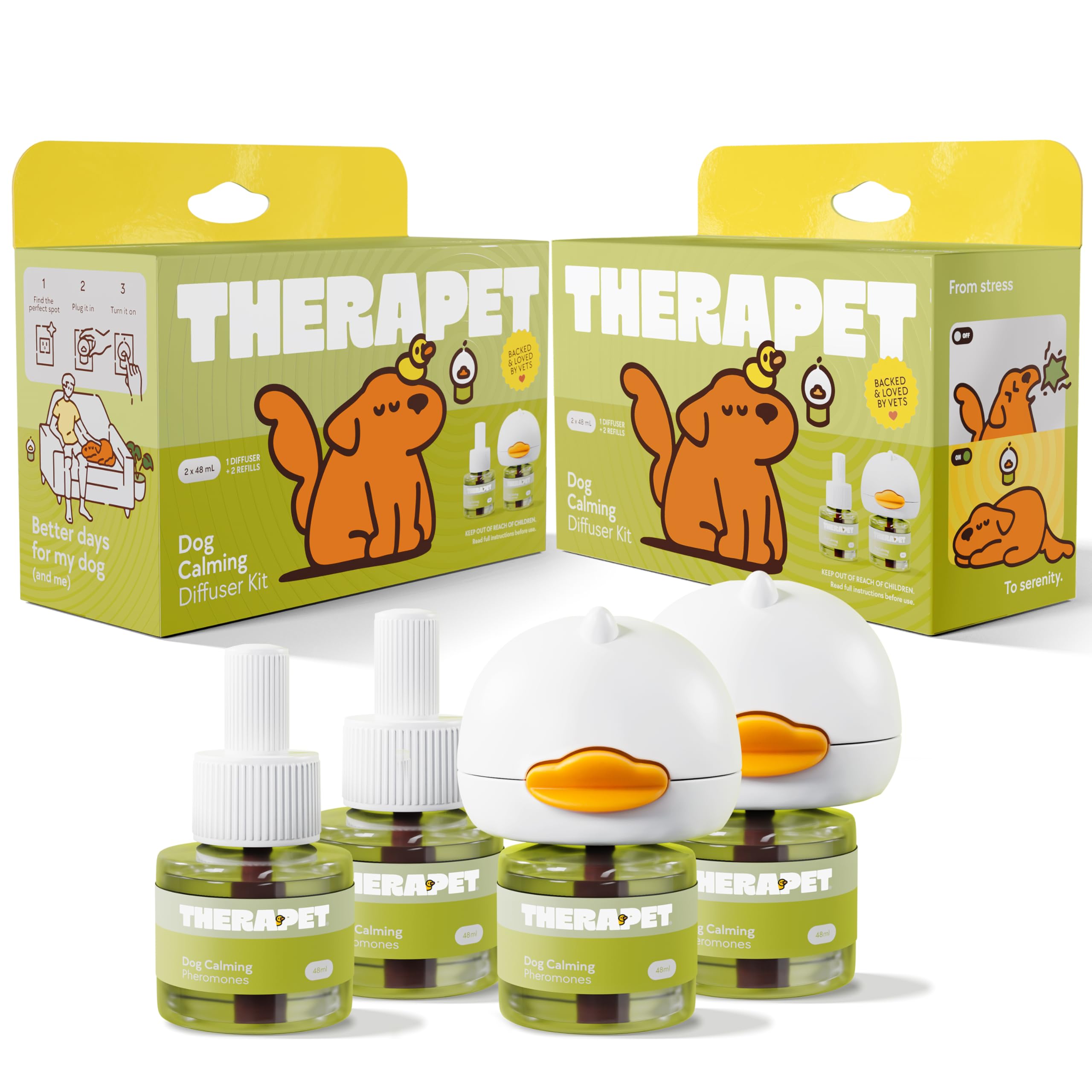 60-Day Dog Calming Diffuser with Refill for Anxiety