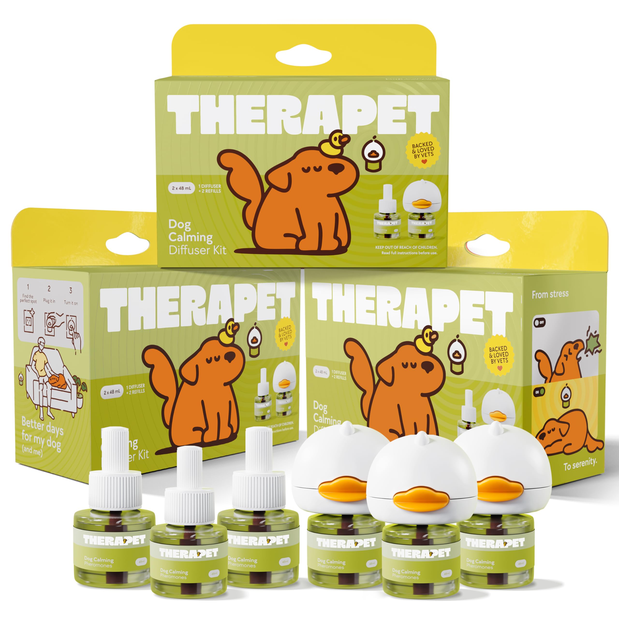 60-Day Dog Calming Diffuser with Refill for Anxiety
