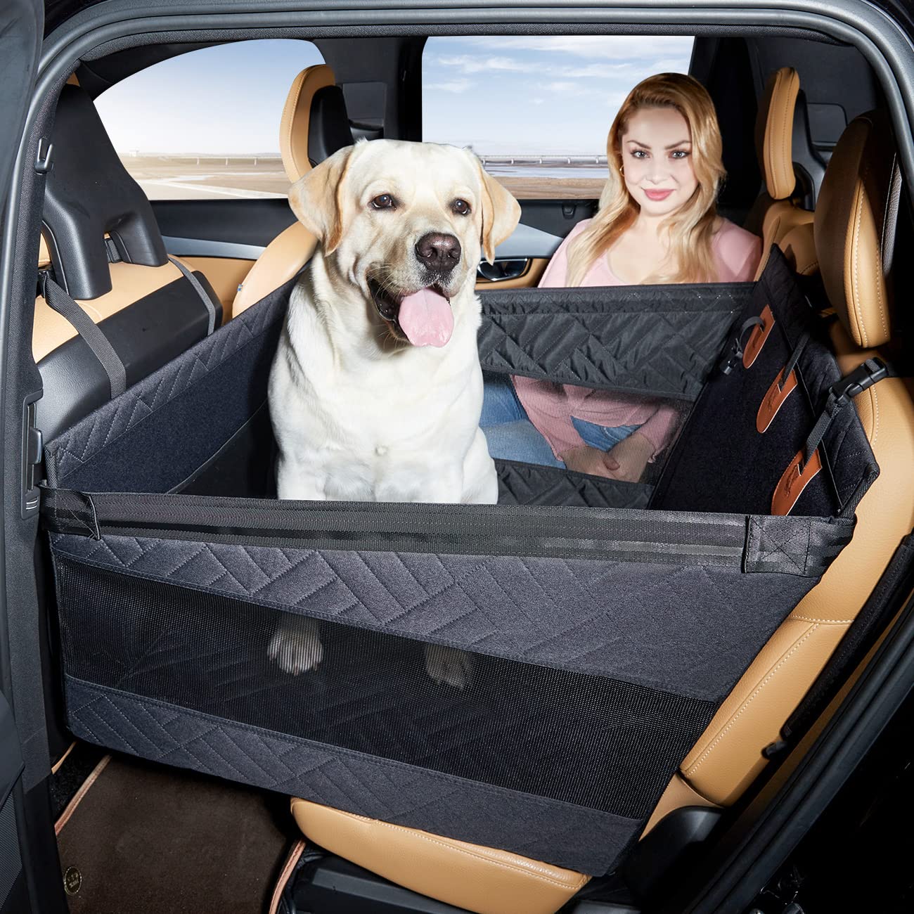 TKYZ Waterproof Dog Car Seat Extender and Backseat Hammock