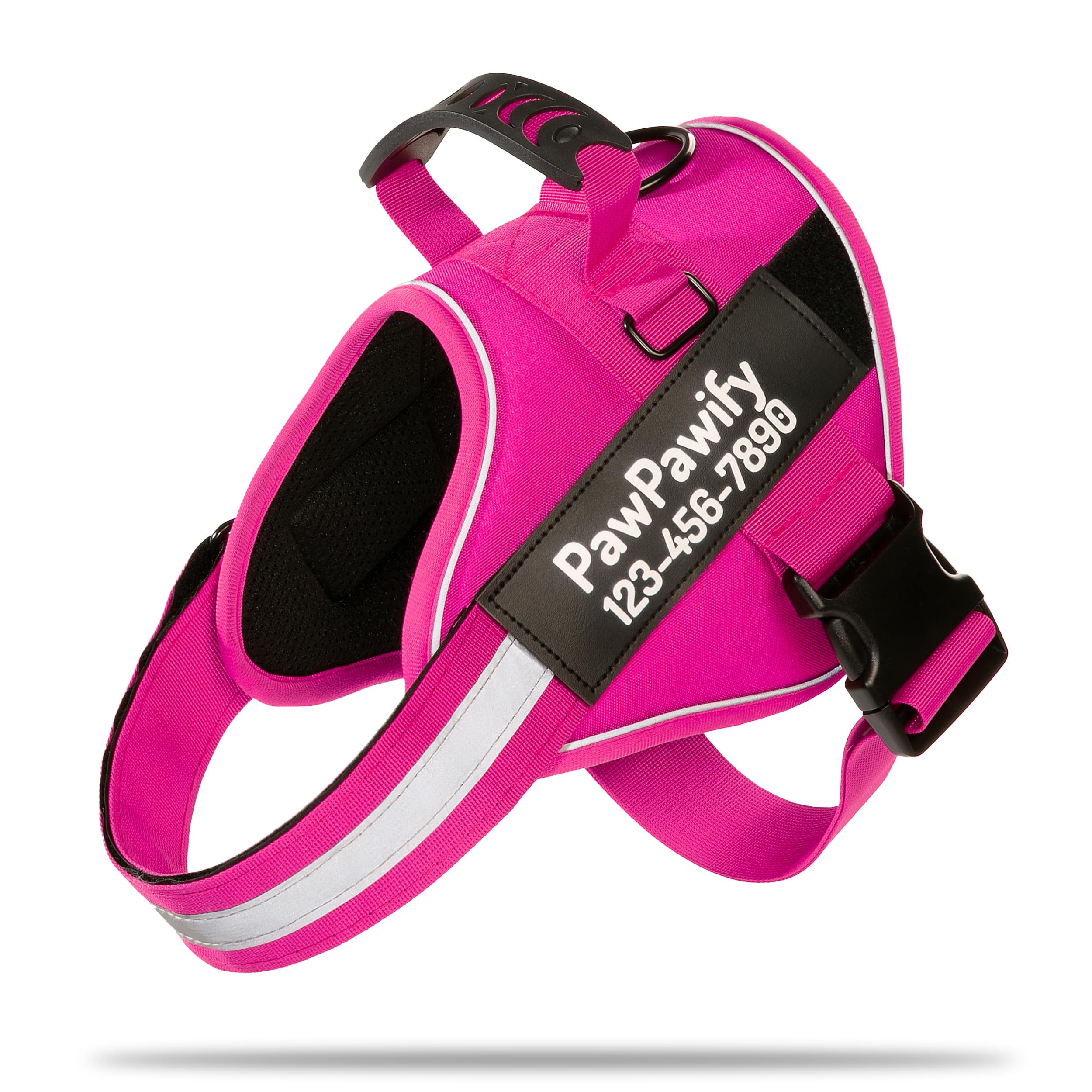 PawPawify Personalized No-Pull Dog Harness with Name and Phone
