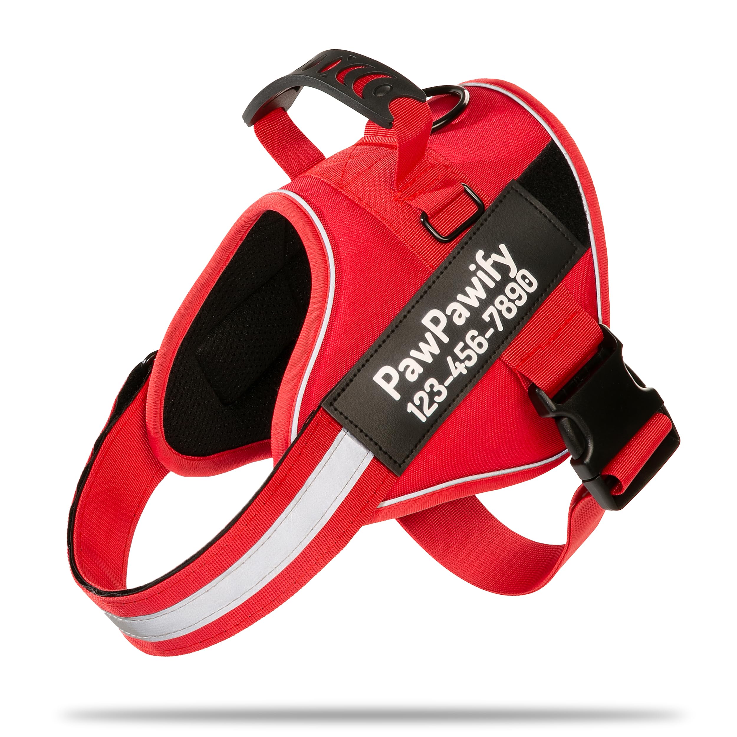 PawPawify Personalized No-Pull Dog Harness with Name and Phone
