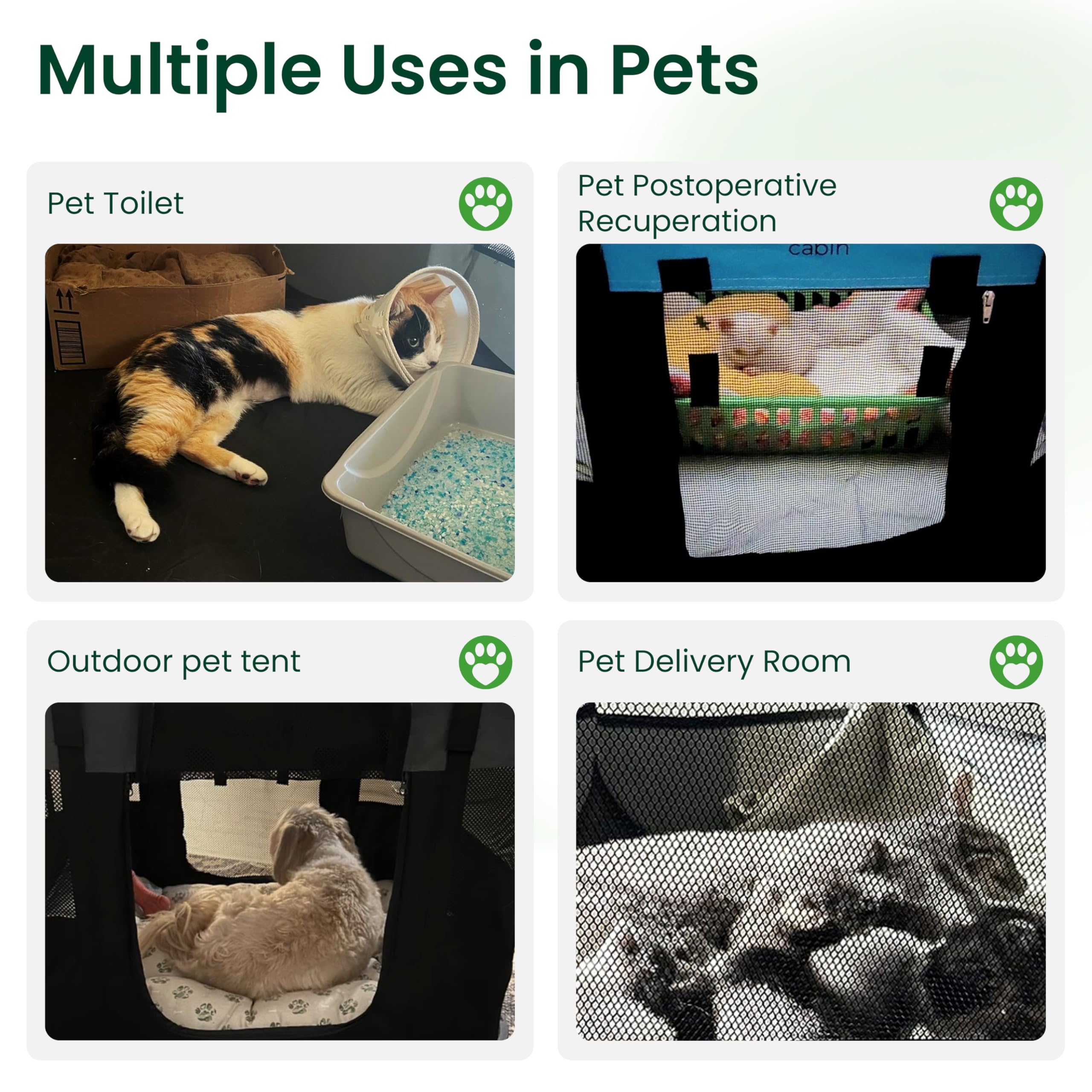 Love's Cabin Portable Puppy Dog Playpen for Travel