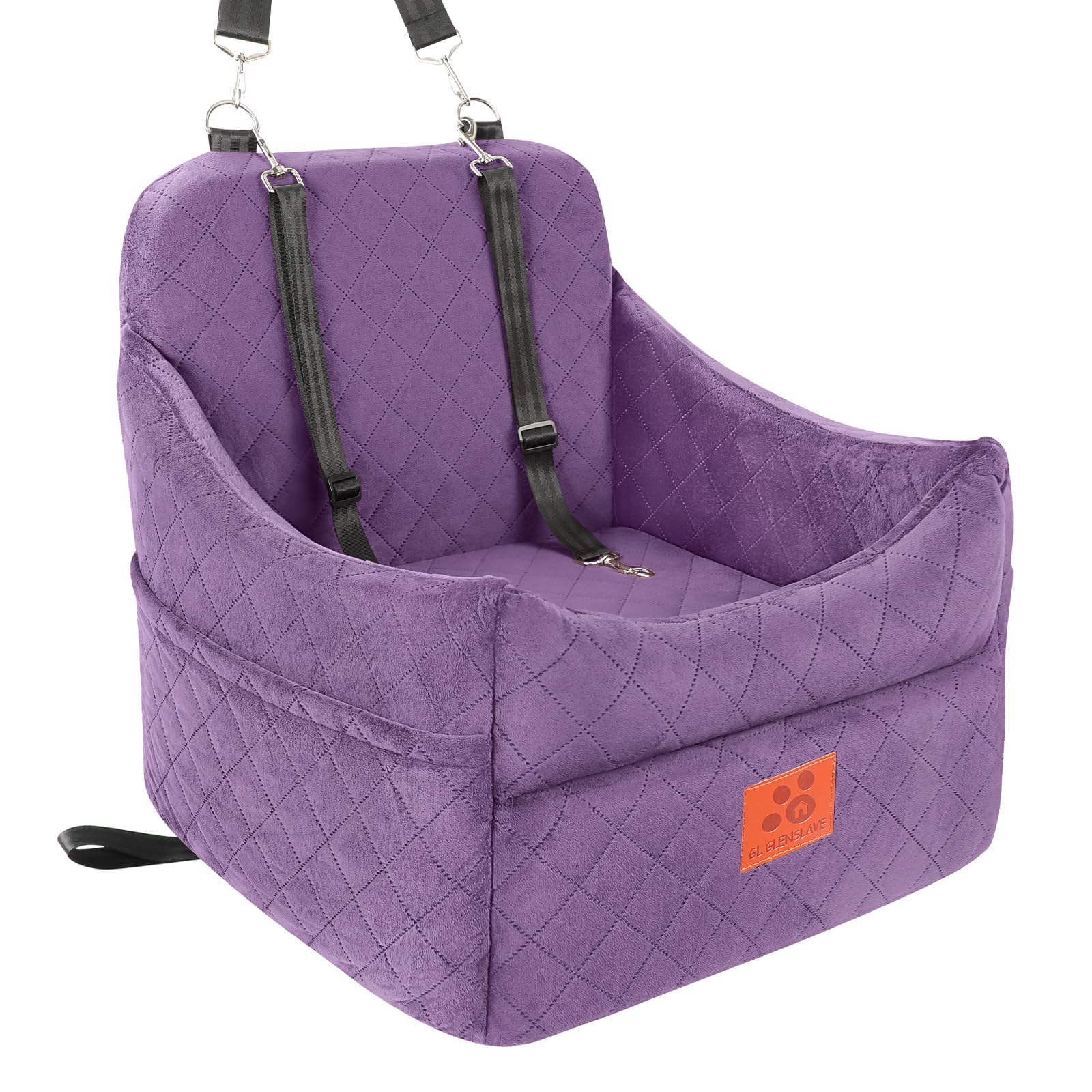 GL GLENSLAVE Dog Booster Car Seat for Dogs Up to 35 lb