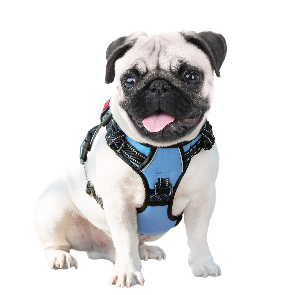 PHOEPET Reflective No-Pull Dog Harness with ID Pocket