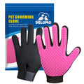 Pet Grooming Gloves for Gentle Shedding, 1 Pair
