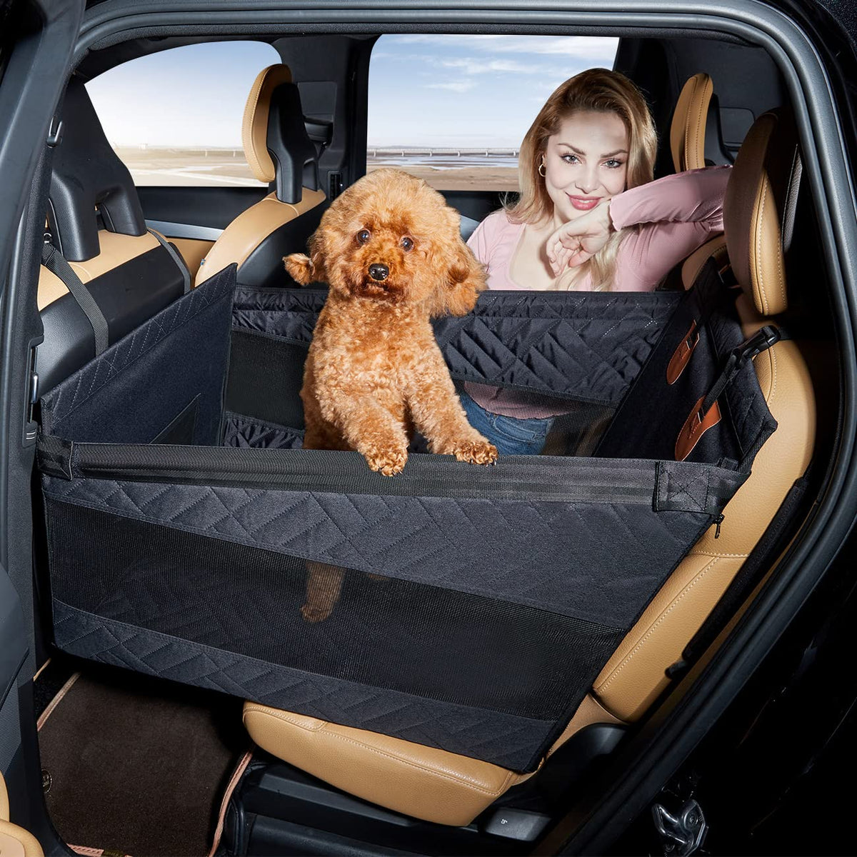 TKYZ Waterproof Dog Car Seat Extender and Backseat Hammock