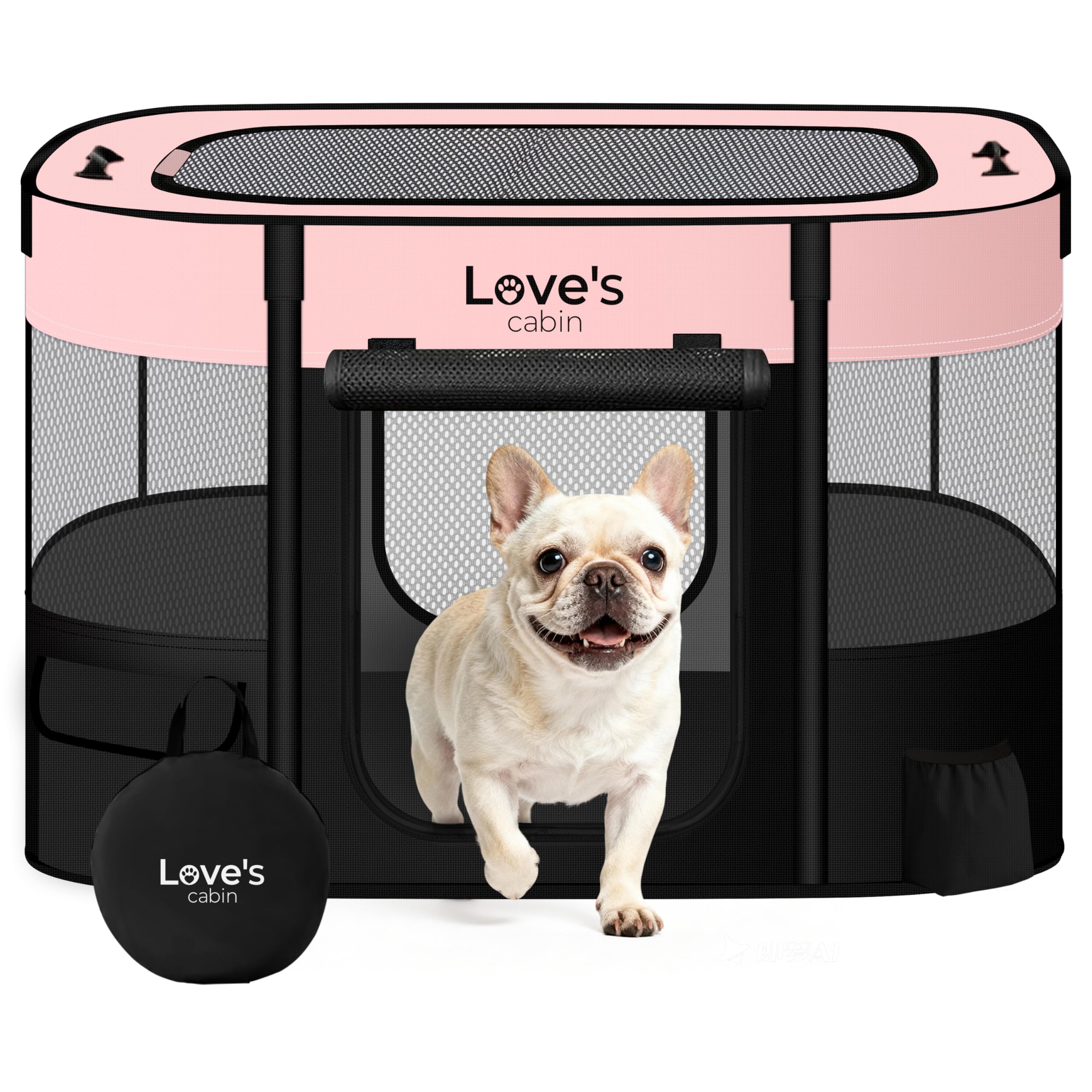 Love's Cabin Portable Puppy Dog Playpen for Travel