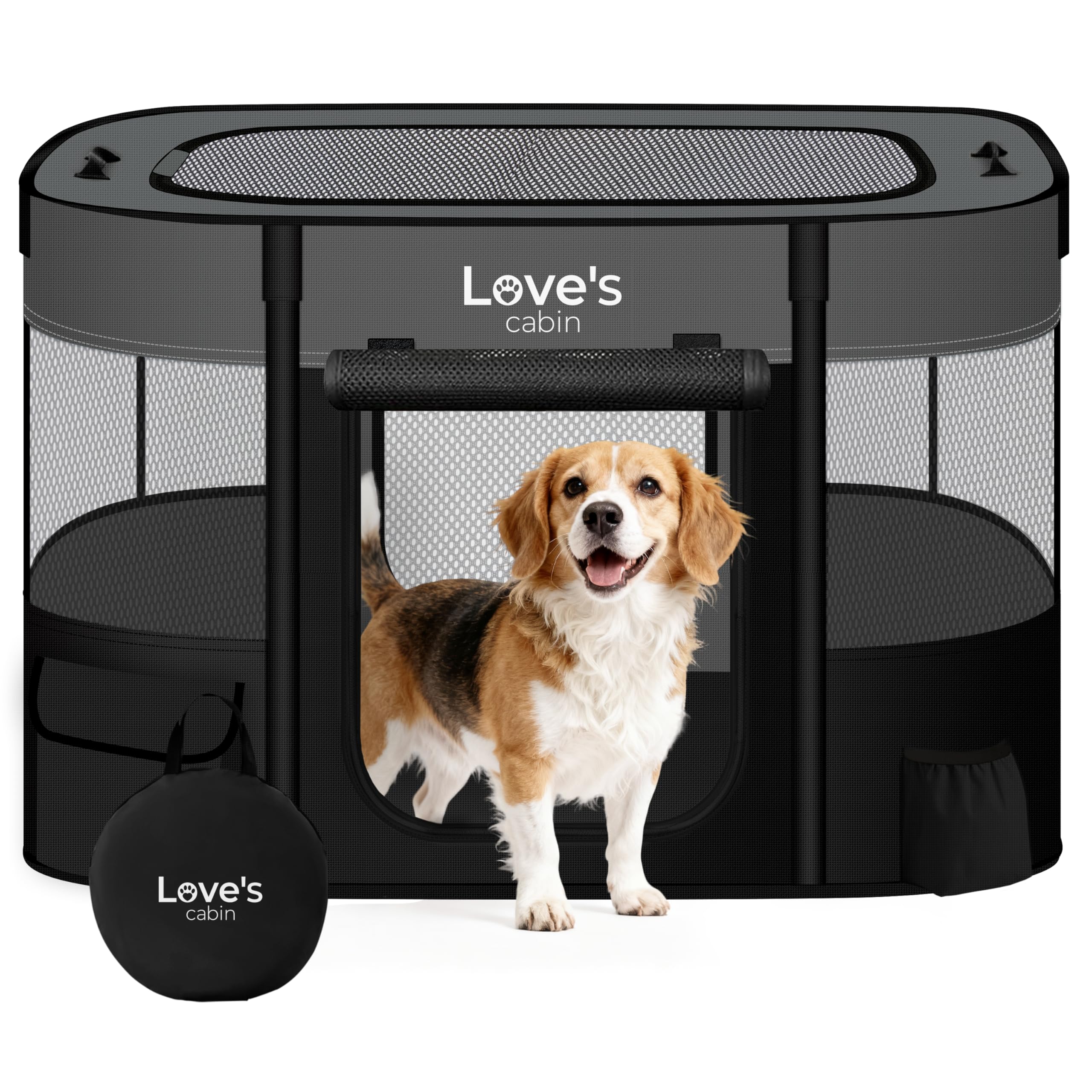 Love's Cabin Portable Puppy Dog Playpen for Travel